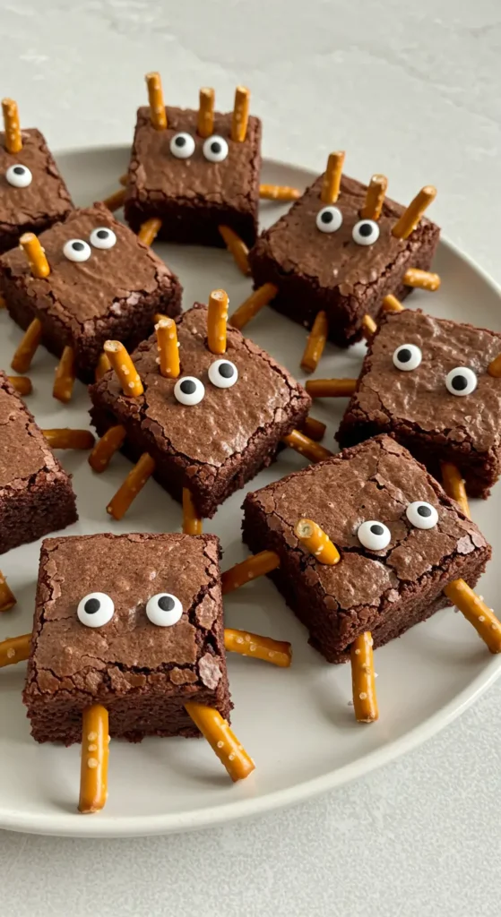 12. Spider Brownies