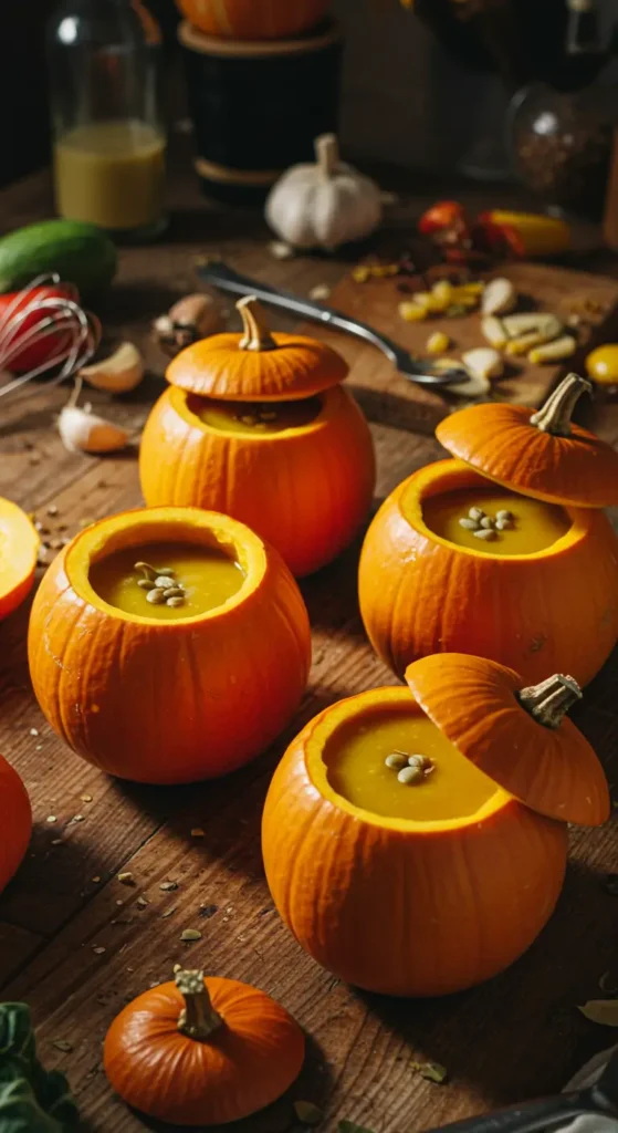 16. Pumpkin Bread Bowls