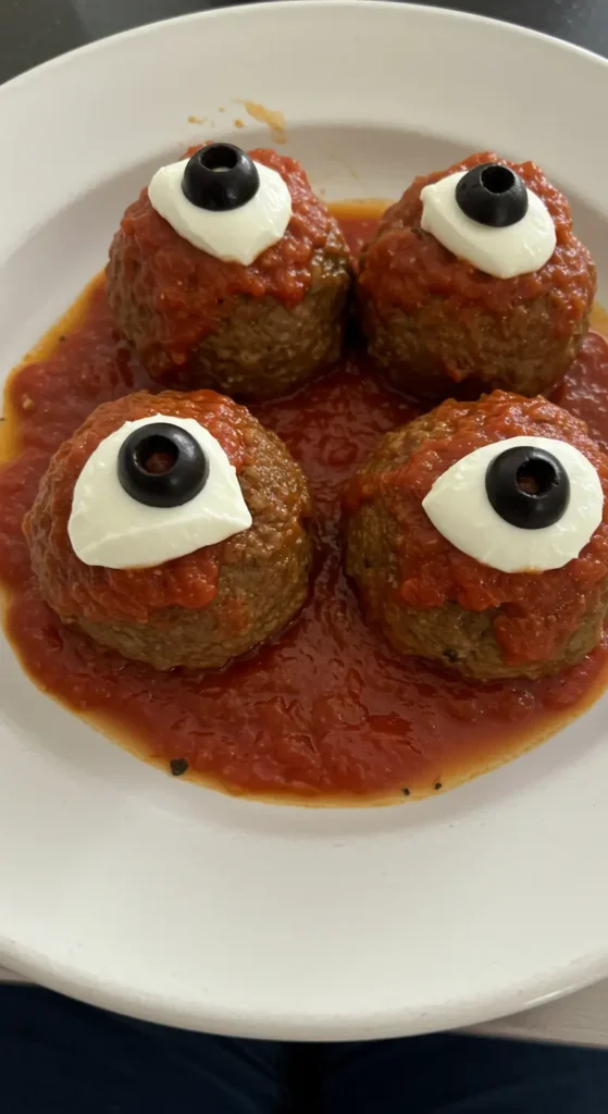 17. Meatball "Eyeballs"