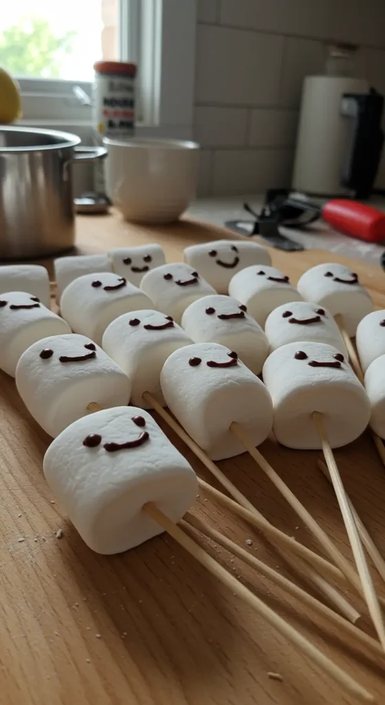 22. Ghost Marshmallows