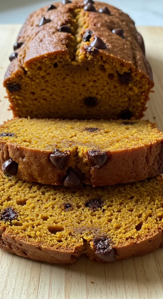 25. Pumpkin Bread with Chocolate Chips