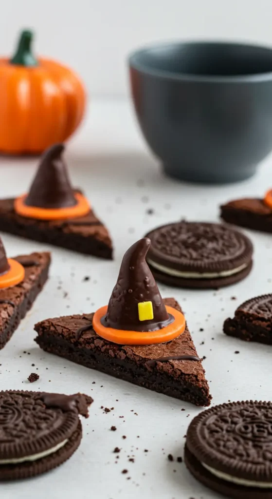 7. Witch Hat Brownies