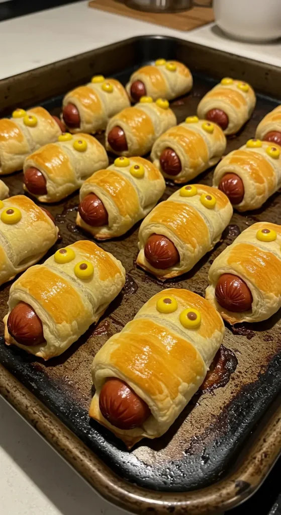 8. Mummy Hot Dogs
