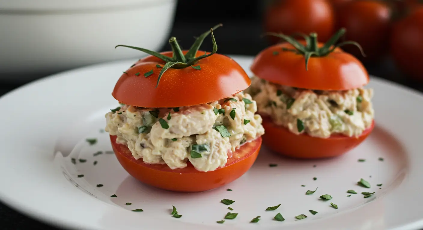 Chicken Salad-Stuffed Tomatoes