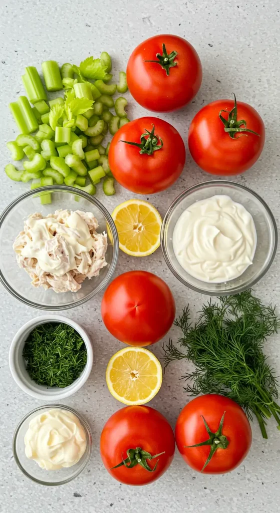Chicken Salad-Stuffed Tomatoes