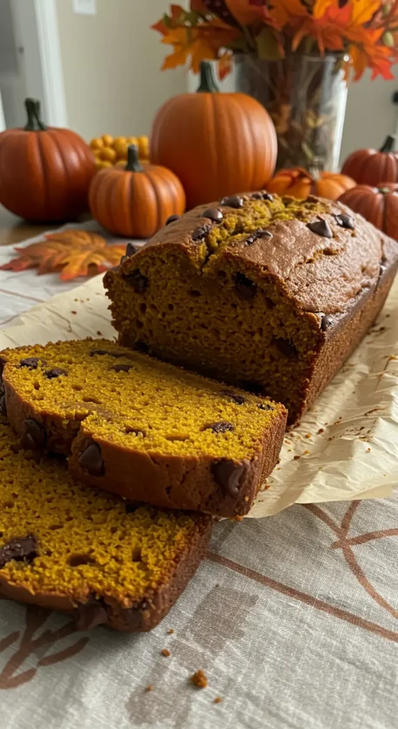 Chocolate Chip Pumpkin Bread