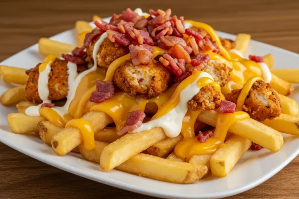 Crispy Chicken Bacon Ranch Fries That’ll Blow Your Mind