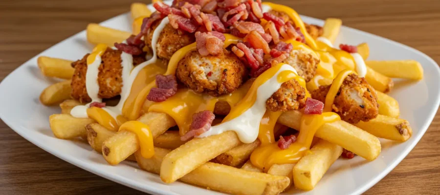 Crispy Chicken Bacon Ranch Fries That’ll Blow Your Mind