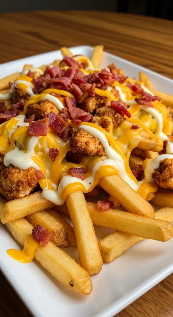 Crispy Chicken Bacon Ranch Fries