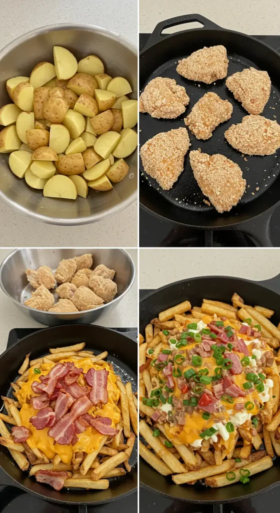 Crispy Chicken Bacon Ranch Fries
