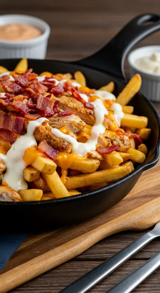 Crispy Chicken Bacon Ranch Fries