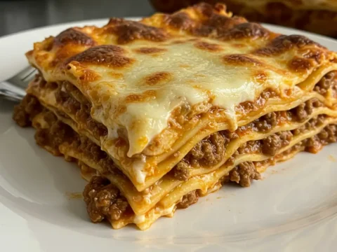 Easy Million Dollar Lasagna with Ricotta and Ground Beef