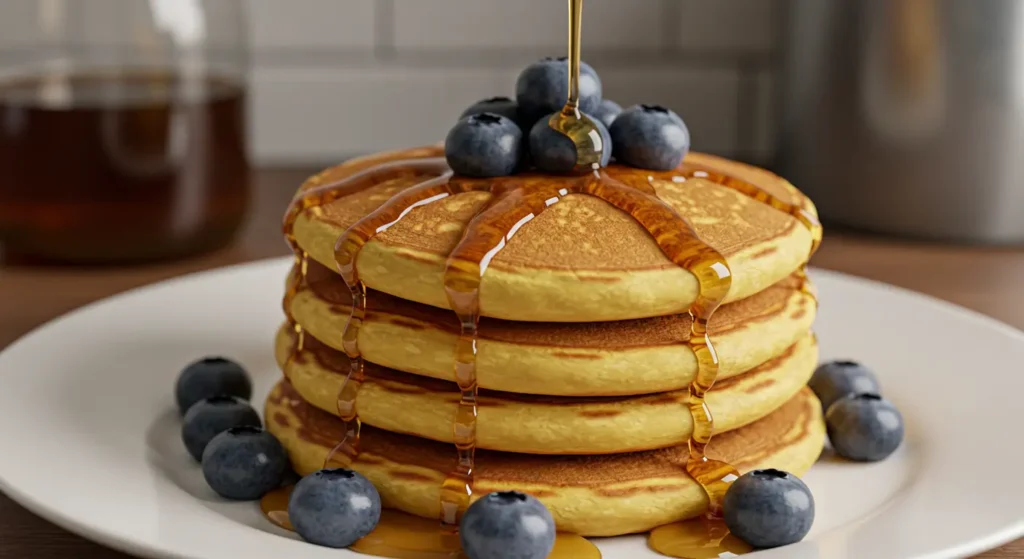 Fluffy Greek Yogurt Protein Pancakes: A Healthy High-Protein Breakfast