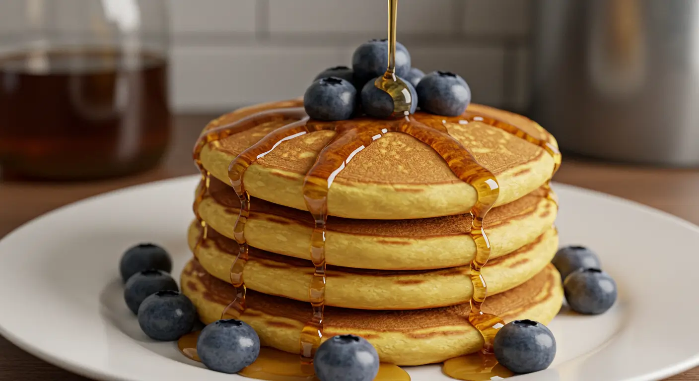 Fluffy Greek Yogurt Protein Pancakes: A Healthy High-Protein Breakfast