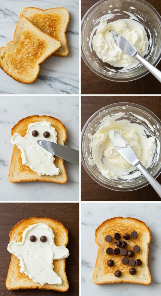 Ghost Toast Halloween Recipe