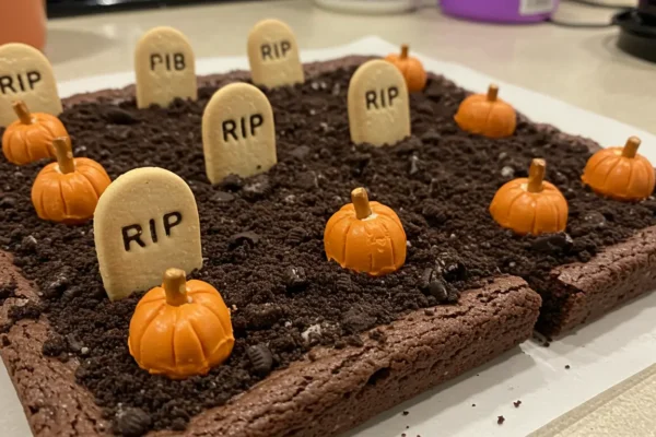 How to Make Graveyard Brownies – Easy Halloween Treat for Kids