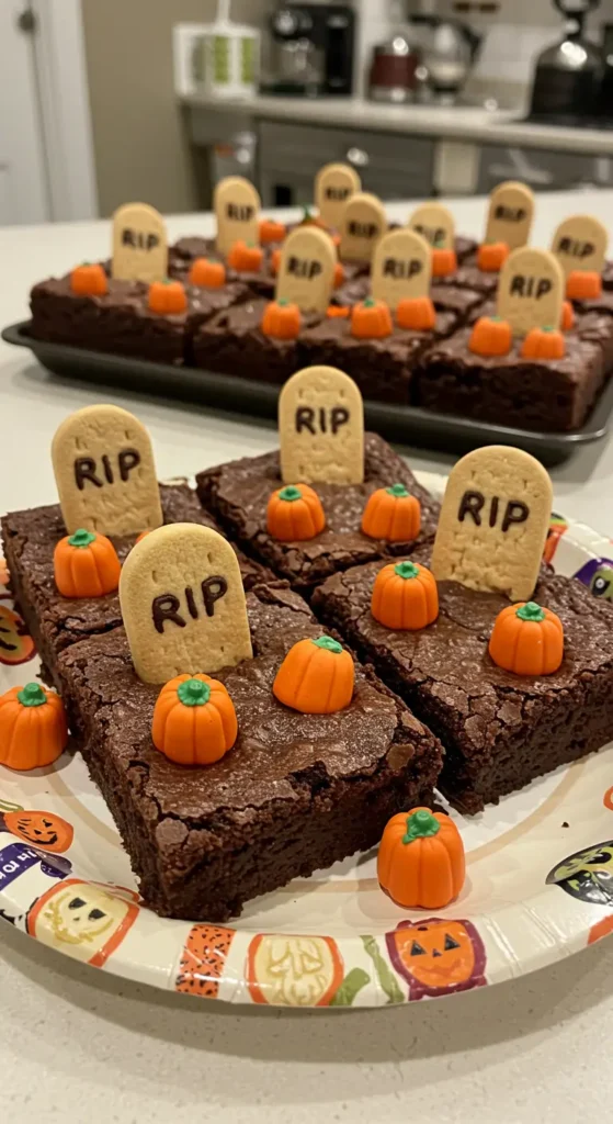 Graveyard Brownies