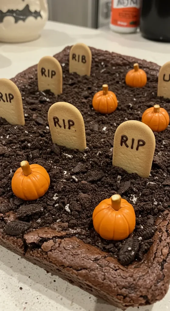 Graveyard Brownies