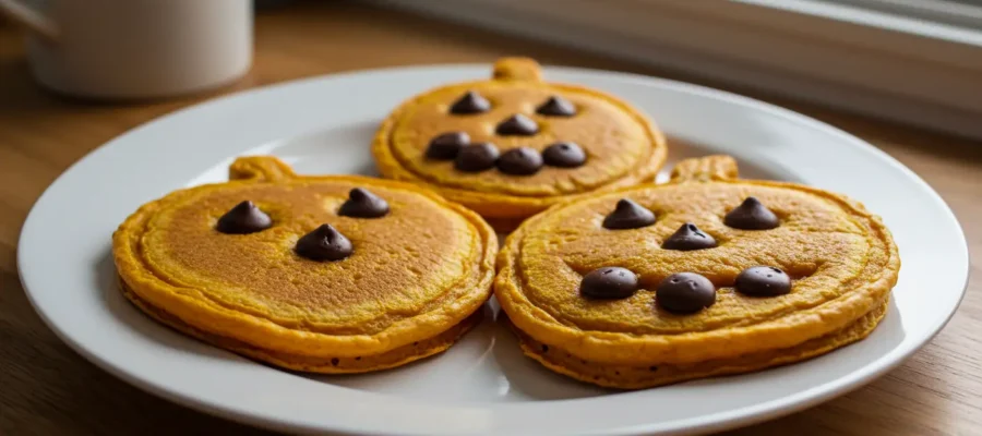 Halloween Pumpkin Pancakes Recipe – Because Regular Pancakes are Boring in October