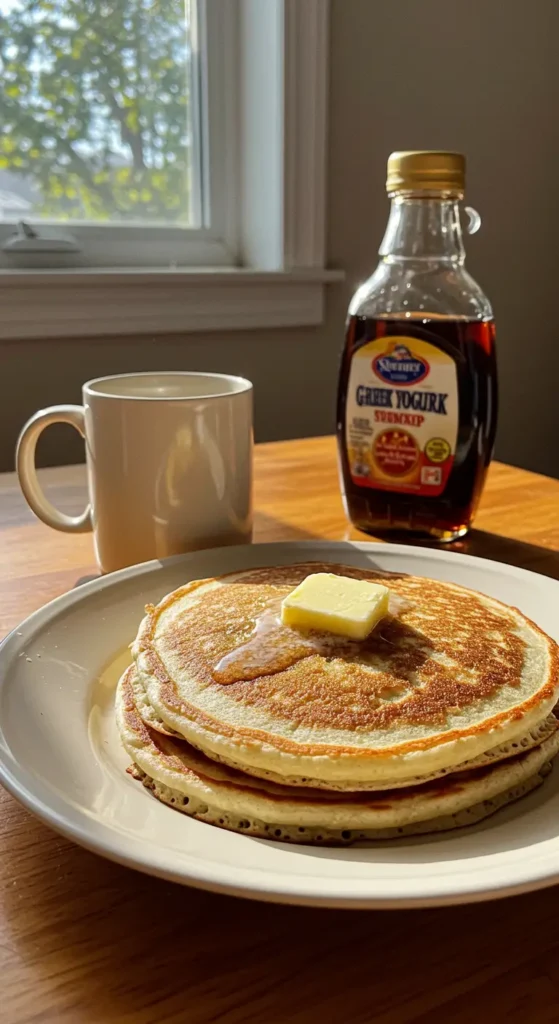 High-Protein Greek Yogurt Pancakes