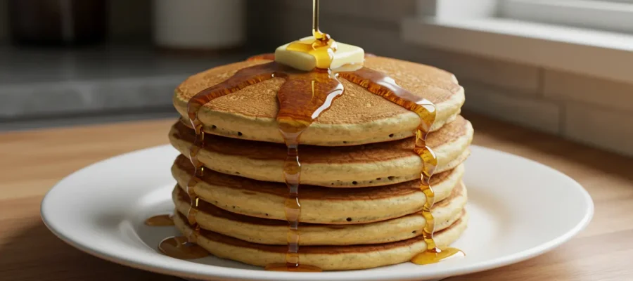 Kodiak Cakes + Greek Yogurt Protein Pancakes (Extra Fluffy & Filling)