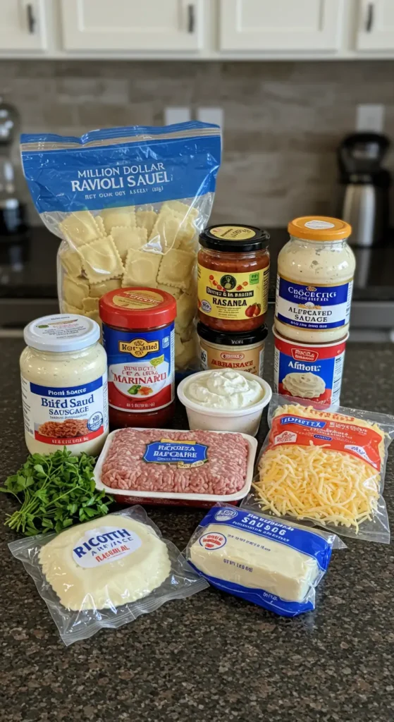 Million Dollar Ravioli Lasagna