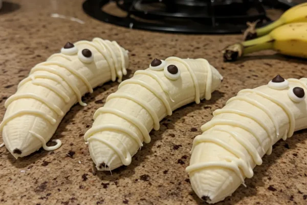 Mummy Bananas: A Spooky & Healthy Halloween Treat for Kids