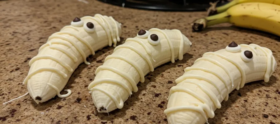 Mummy Bananas: A Spooky & Healthy Halloween Treat for Kids