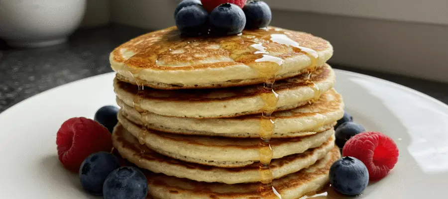 No-Flour Greek Yogurt Protein Pancakes – Gluten-Free & High-Protein