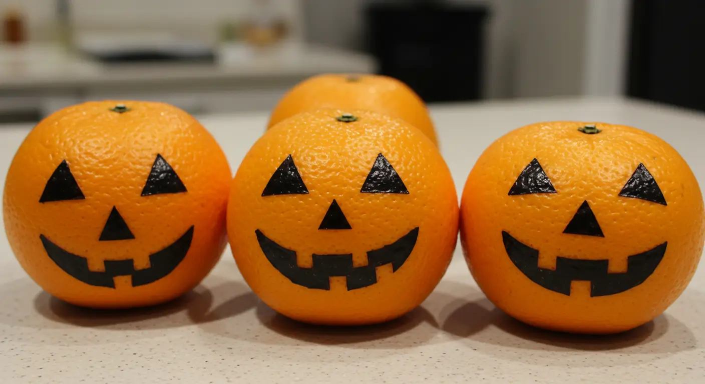 Orange You Glad It's Halloween Oranges