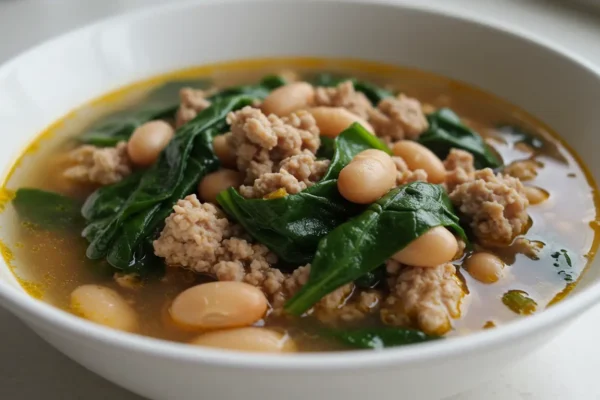 Protein-Packed Soup (270 calories, 25g protein)