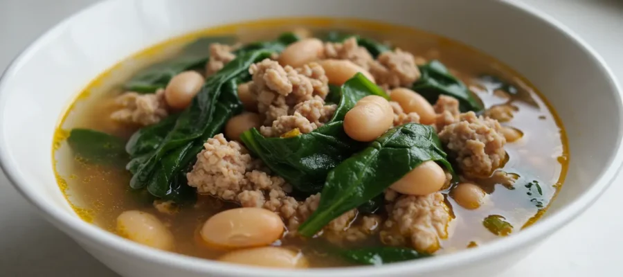 Protein-Packed Soup (270 calories, 25g protein)