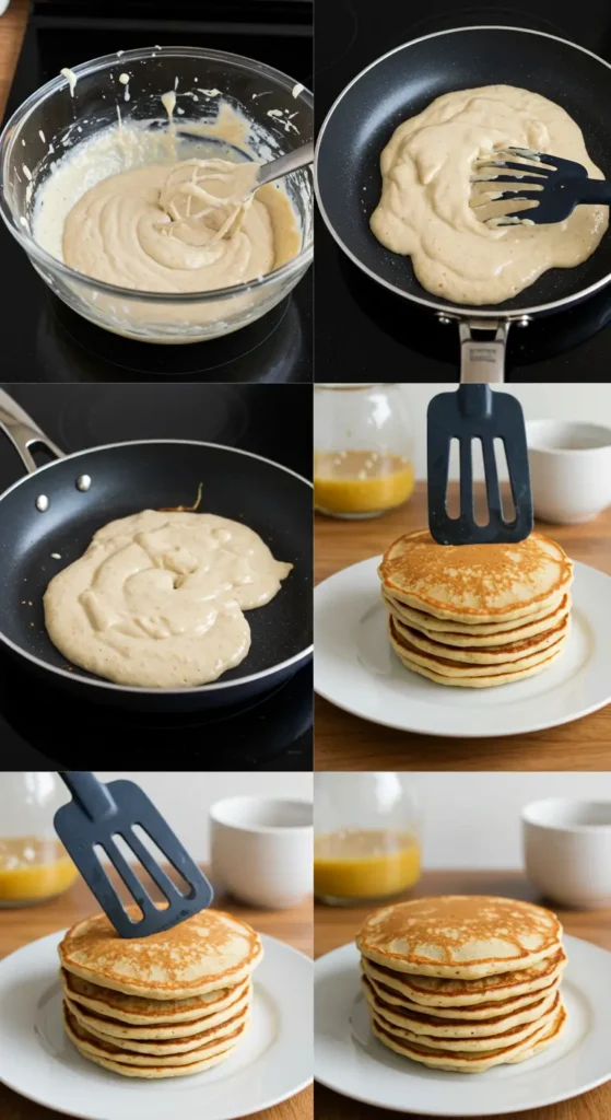 Protein Pancakes with Greek Yogurt & Fresh Berries – Sweet & Healthy
