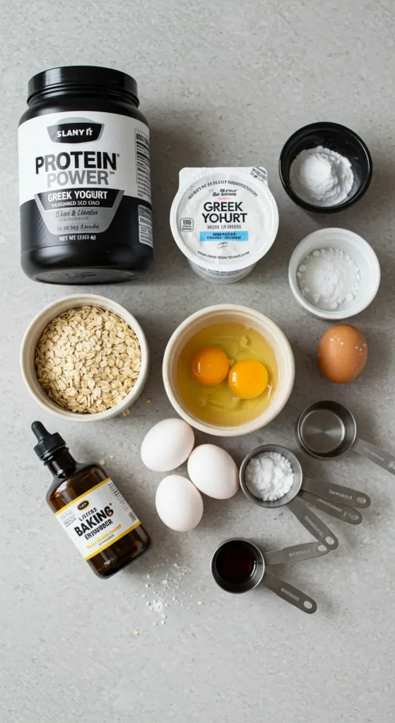 Protein Powder Pancakes with Greek Yogurt