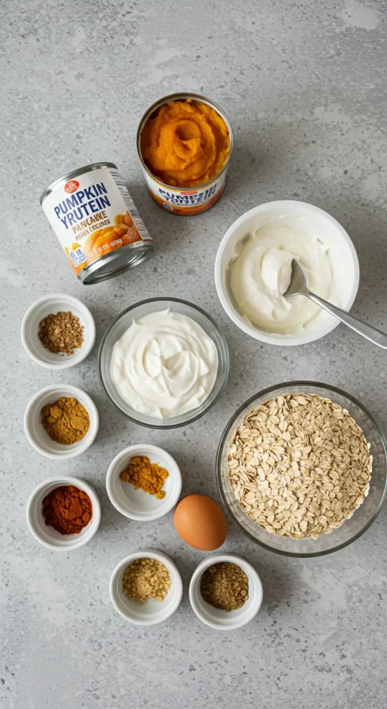 Pumpkin Protein Pancakes with Greek Yogurt – Cozy Fall Breakfast