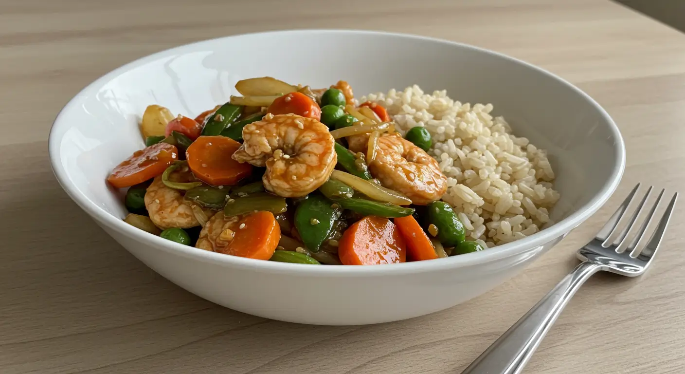 Shrimp and Veggie Stir-Fry