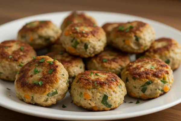 Turkey and Veggie Meatballs (280 calories, 28g protein)