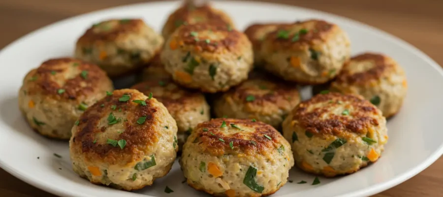 Turkey and Veggie Meatballs (280 calories, 28g protein)