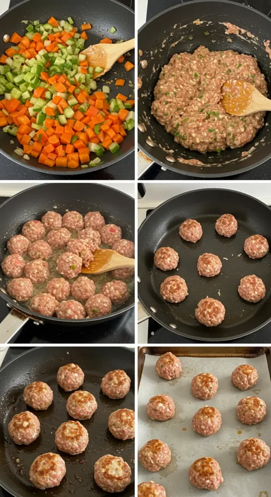 Turkey and Veggie Meatballs