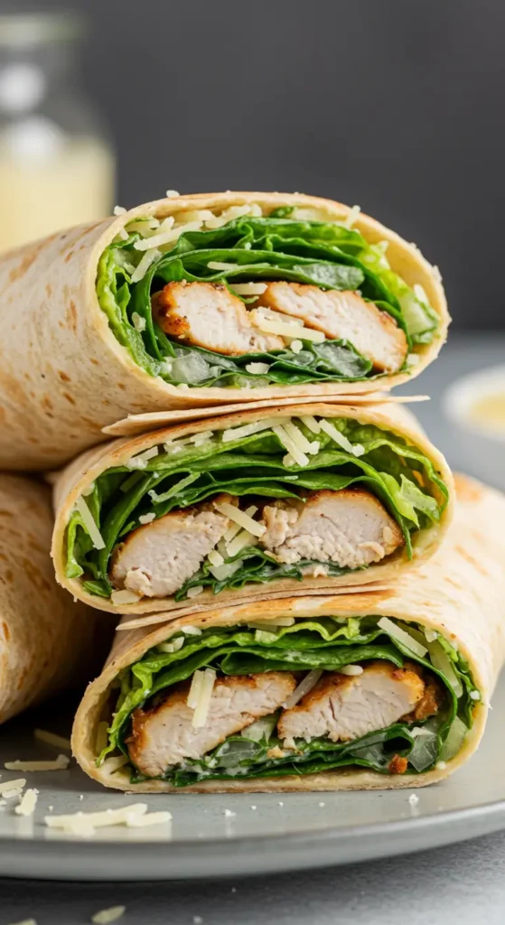Chicken Caesar Wraps