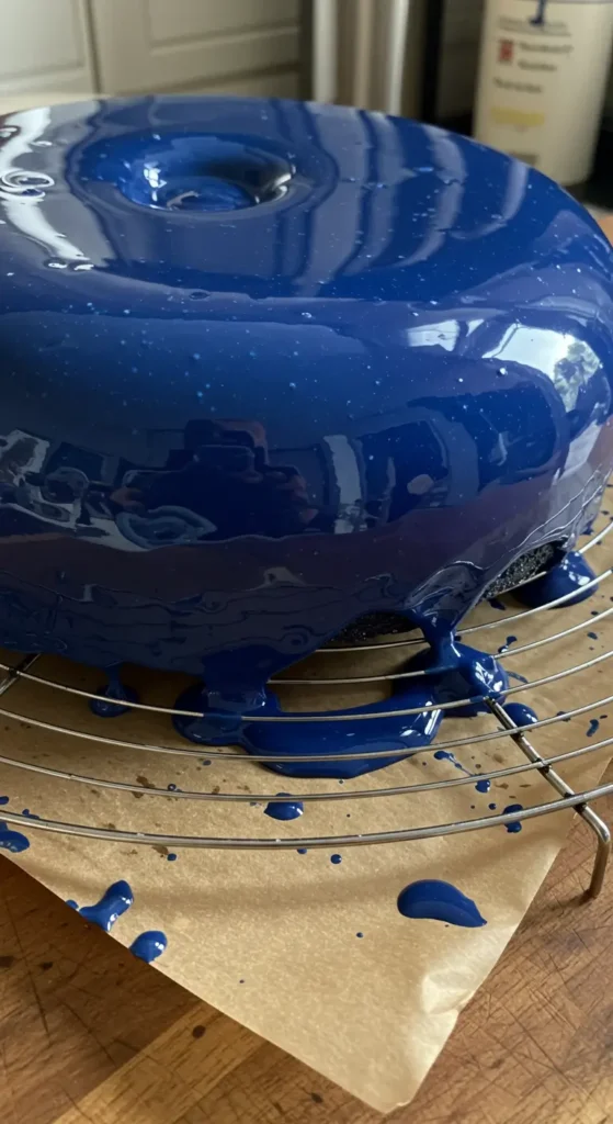 14. Chocolate Ganache Mirror Glaze