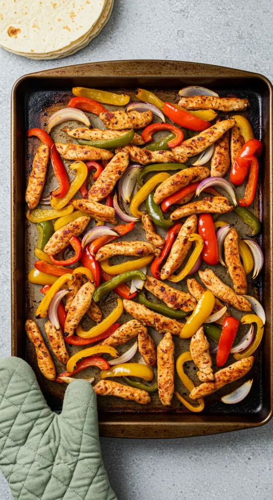 Sheet Pan Chicken Fajitas
