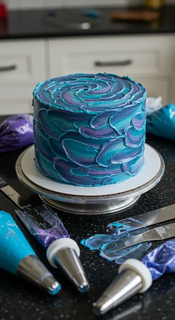 26. Waterfall Buttercream Effect