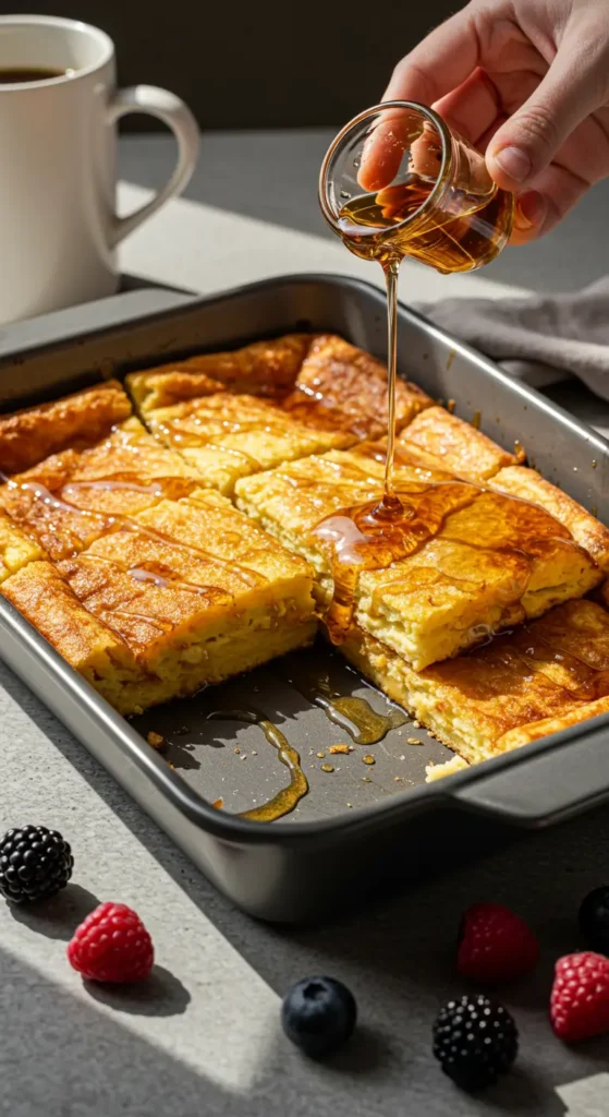 Breakfast for Dinner Pancake Casserole