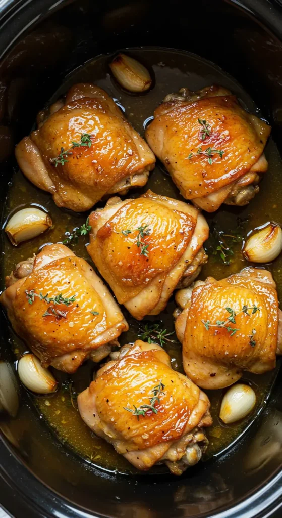 9. Honey Garlic Chicken Thighs (The Crowd Pleaser)