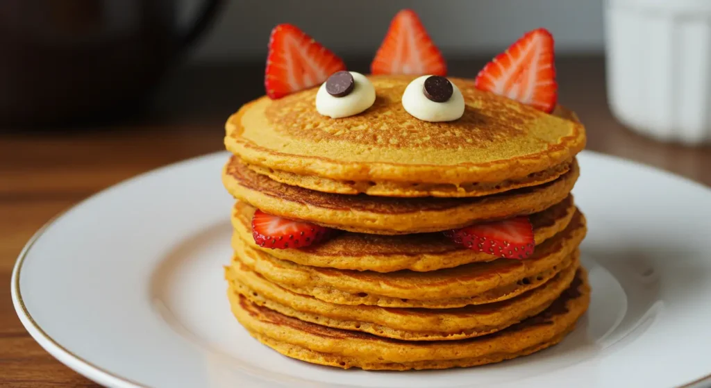 Halloween Protein Pancakes for Kids