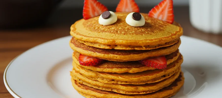 Halloween Protein Pancakes for Kids