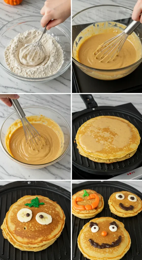 Halloween Protein Pancakes for Kids