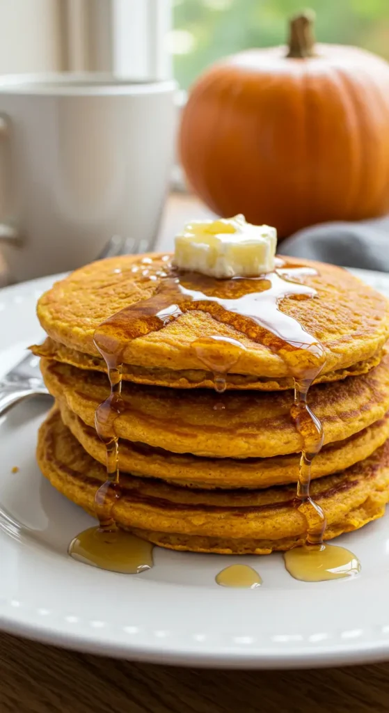 Pumpkin Protein Pancakes