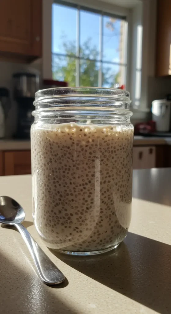 Classic Vanilla Chia Pudding with Greek Yogurt